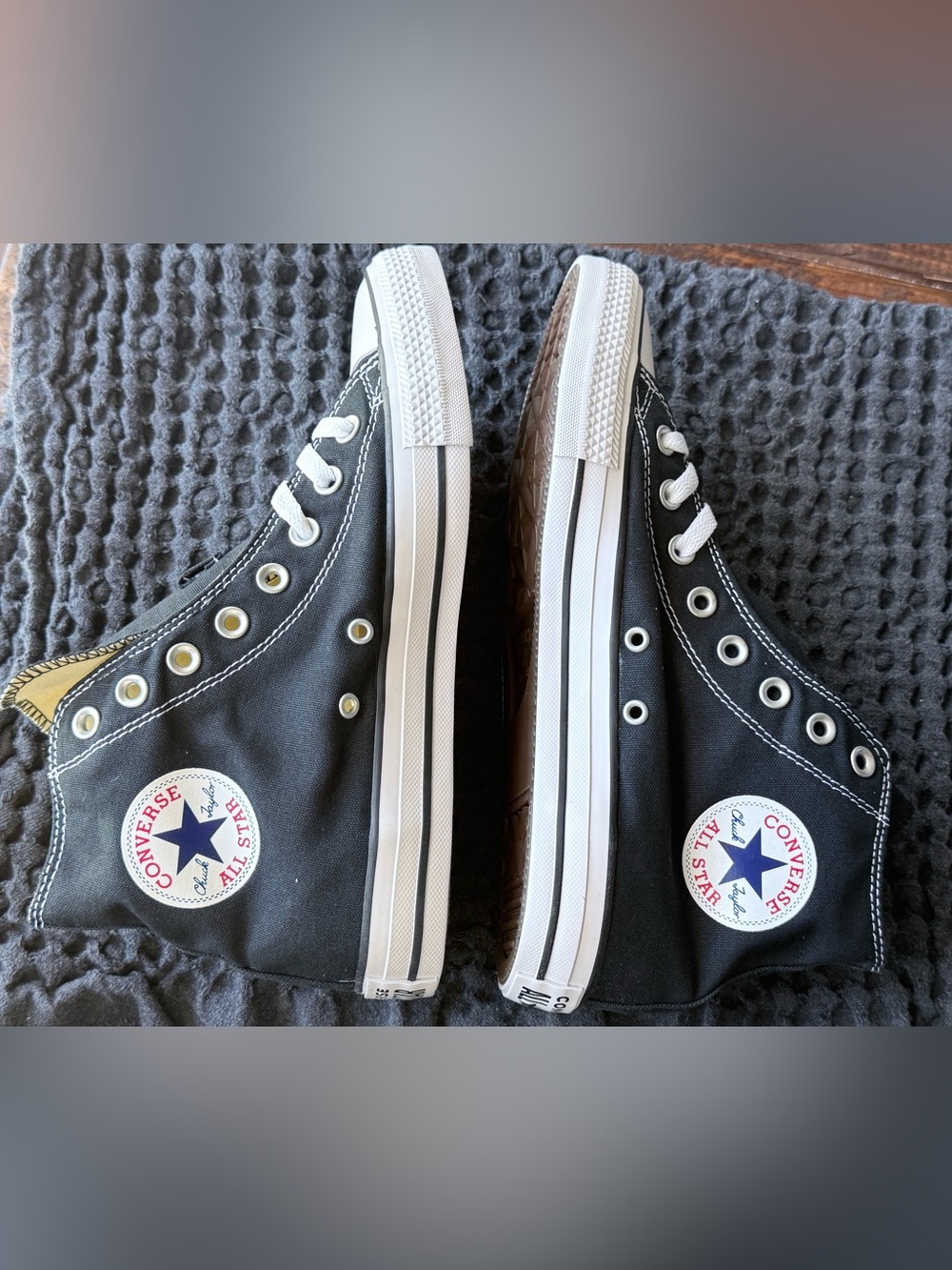 Converse Black High Top Sneakers